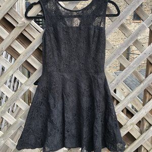 Banana Republic Black Lace Dress